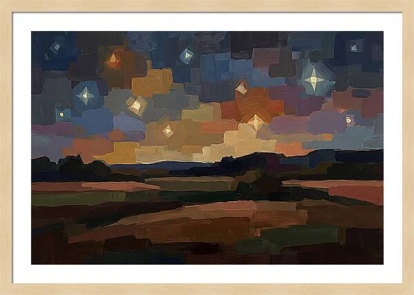 Starry Night Over Dark Fields