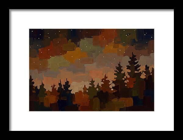 Starry Night Over Forest