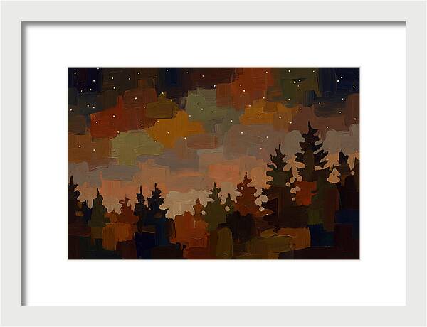 Starry Night Over Forest