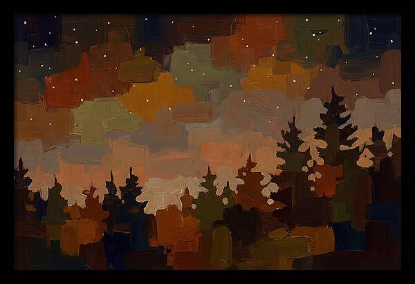 Starry Night Over Forest
