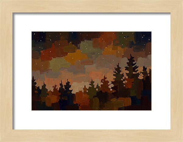 Starry Night Over Forest