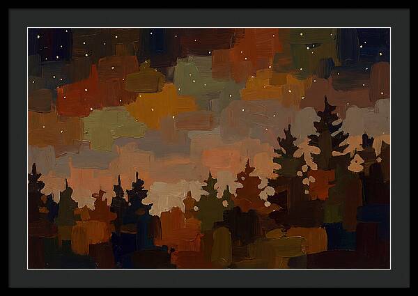 Starry Night Over Forest