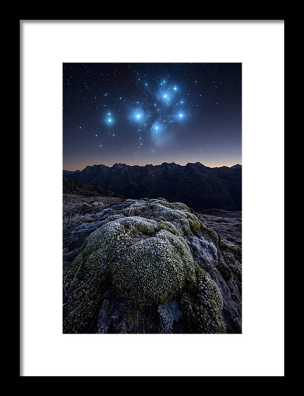 Starry Night Over Pleiades