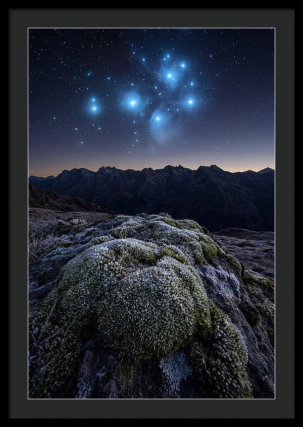 Starry Night Over Pleiades