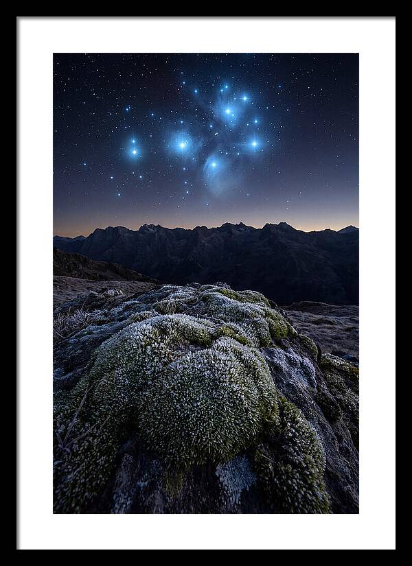 Starry Night Over Pleiades