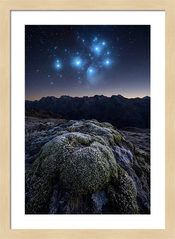 Starry Night Over Pleiades