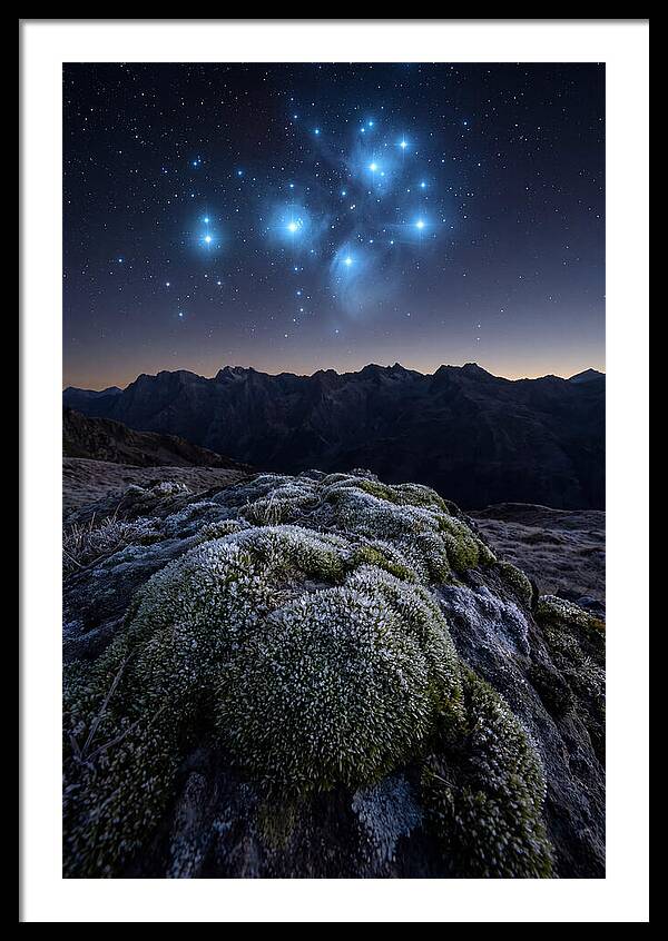 Starry Night Over Pleiades