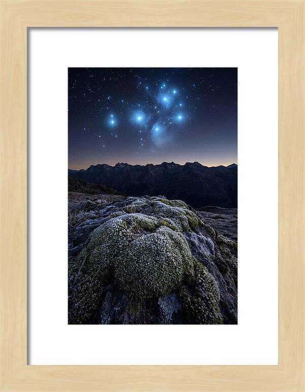 Starry Night Over Pleiades
