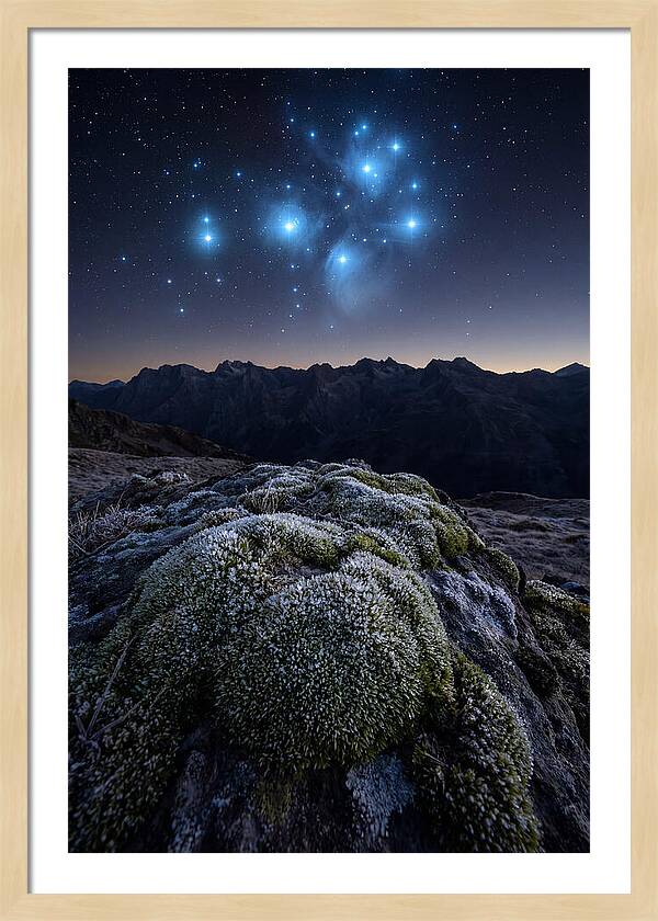 Starry Night Over Pleiades