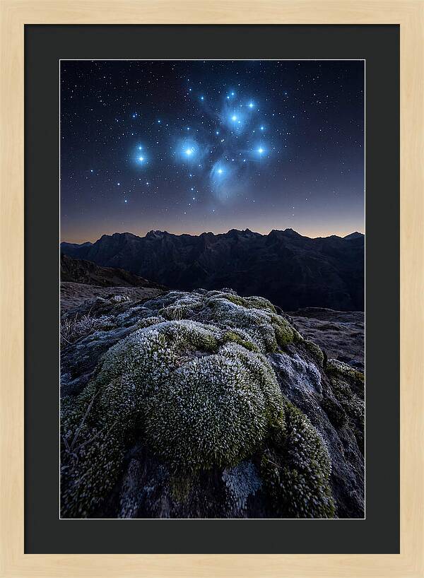 Starry Night Over Pleiades