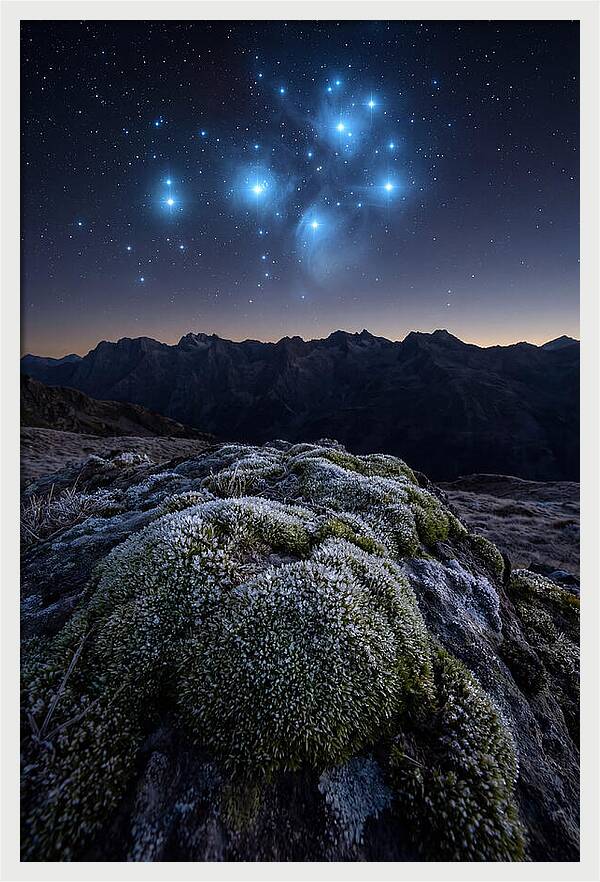 Starry Night Over Pleiades