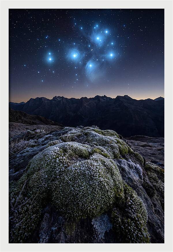 Starry Night Over Pleiades