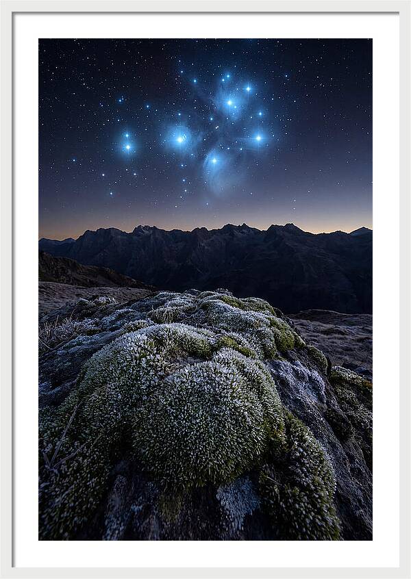 Starry Night Over Pleiades
