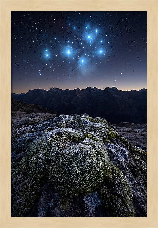 Starry Night Over Pleiades