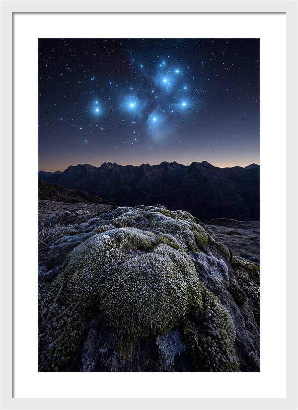 Starry Night Over Pleiades