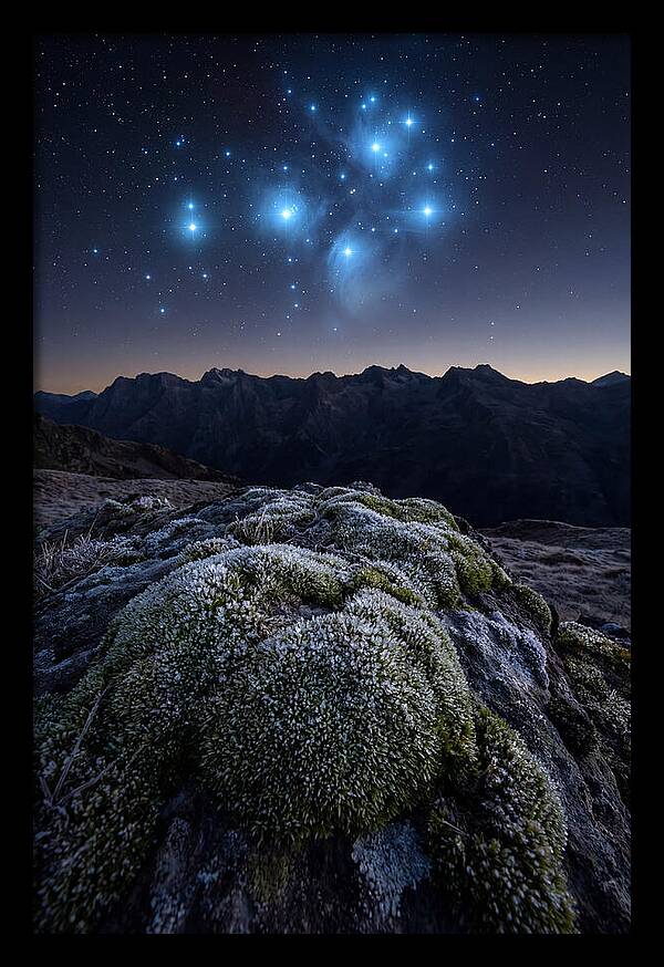 Starry Night Over Pleiades