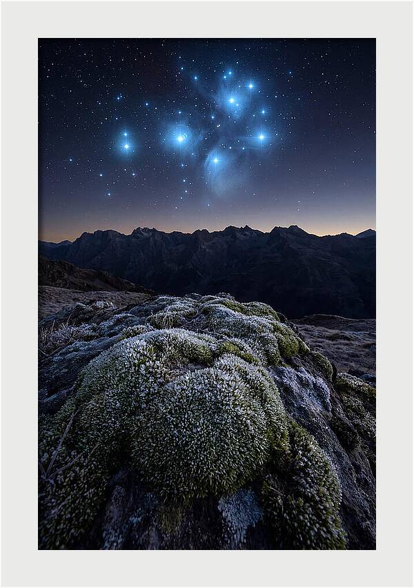 Starry Night Over Pleiades