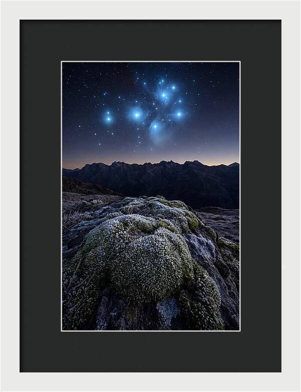 Starry Night Over Pleiades