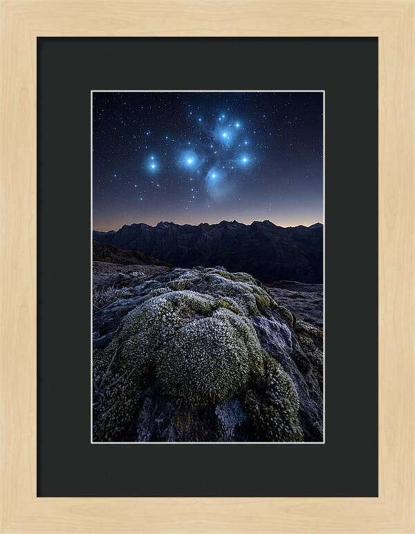 Starry Night Over Pleiades