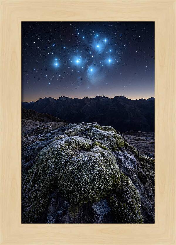Starry Night Over Pleiades