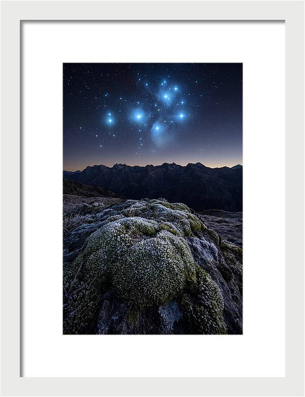 Starry Night Over Pleiades