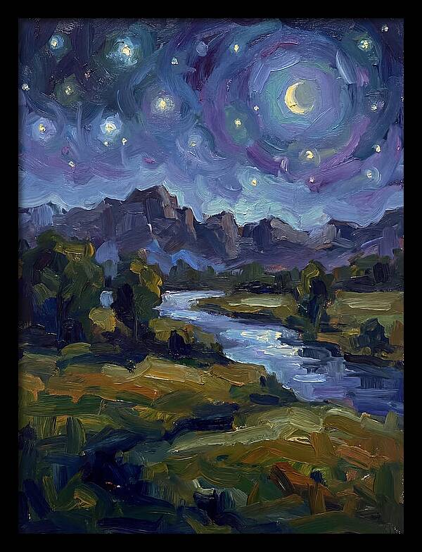 Starry Night Over The River
