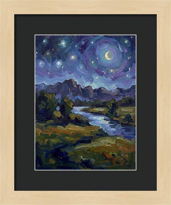 Starry Night Over The River