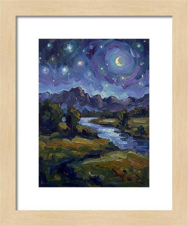 Starry Night Over The River