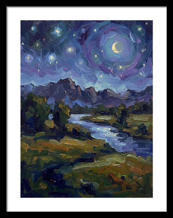 Starry Night Over The River