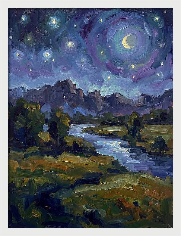 Starry Night Over The River