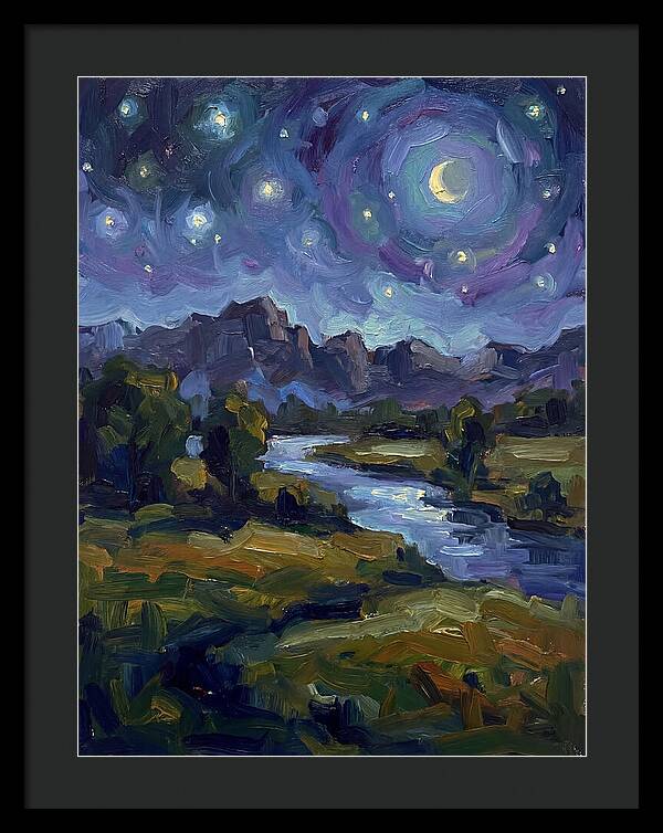 Starry Night Over The River