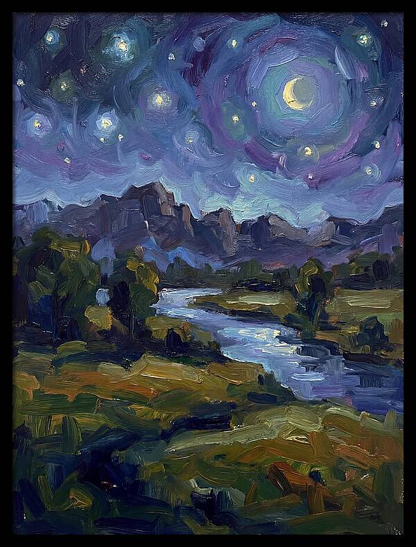 Starry Night Over The River