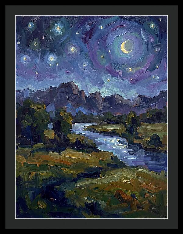 Starry Night Over The River
