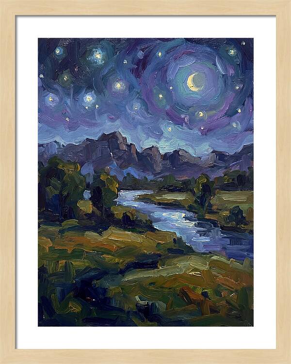 Starry Night Over The River