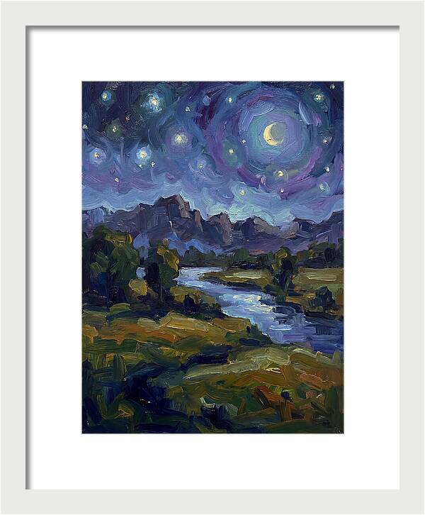 Starry Night Over The River