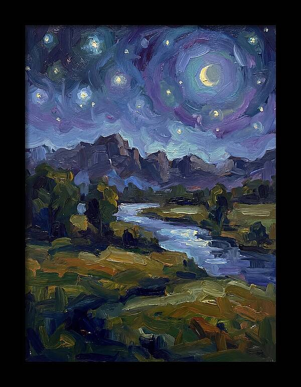 Starry Night Over The River