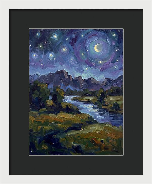 Starry Night Over The River
