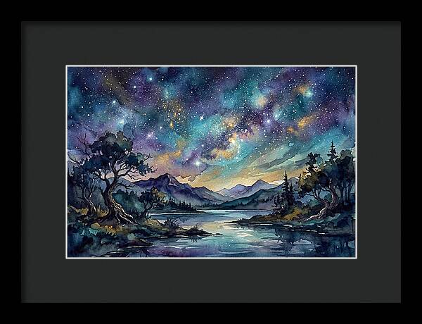 Starry Night Over Tranquil Waters