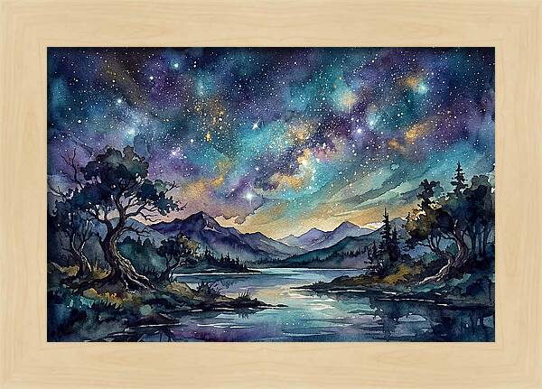 Starry Night Over Tranquil Waters