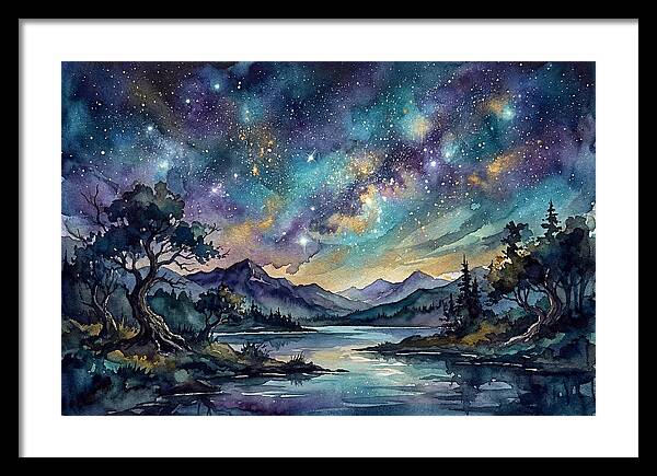 Starry Night Over Tranquil Waters