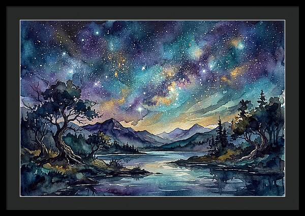 Starry Night Over Tranquil Waters
