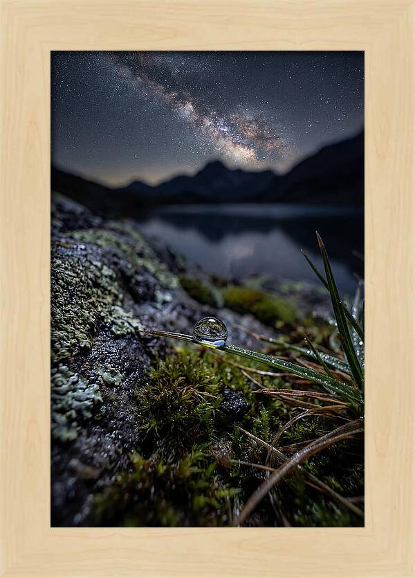 Starry Reflections Over Tranquil Waters