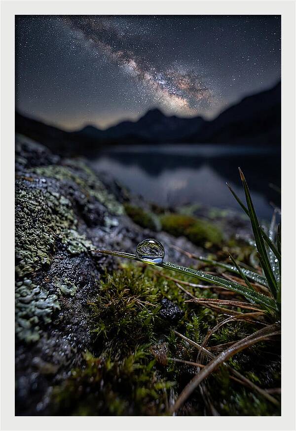 Starry Reflections Over Tranquil Waters