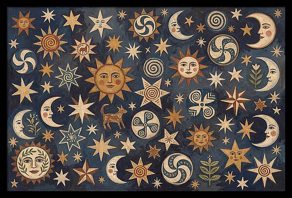 Starry Sky Folk Patterns