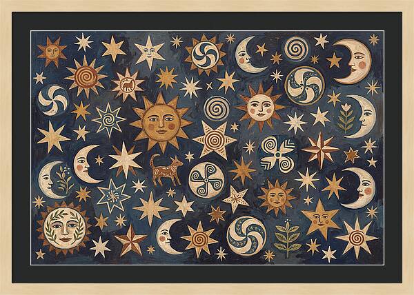 Starry Sky Folk Patterns