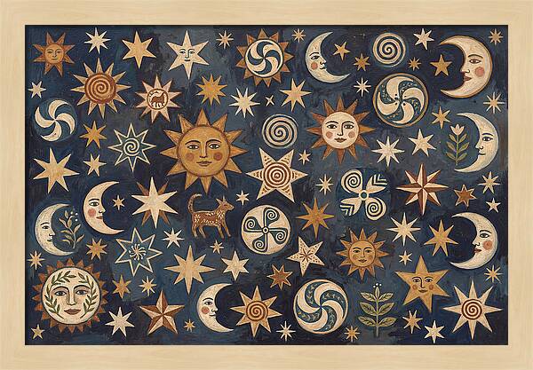 Starry Sky Folk Patterns