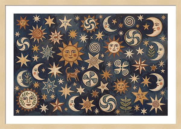 Starry Sky Folk Patterns
