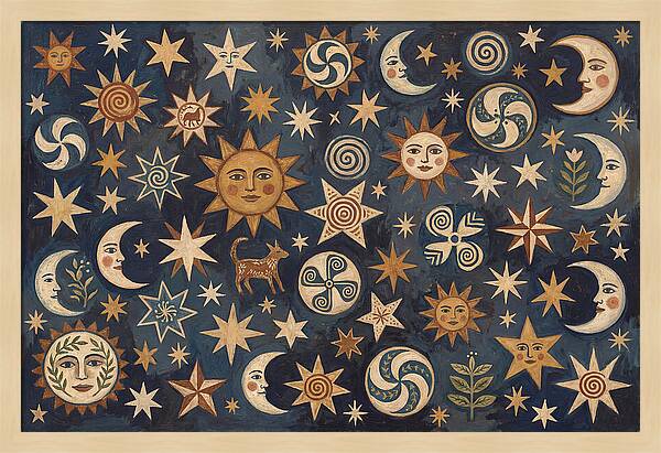 Starry Sky Folk Patterns
