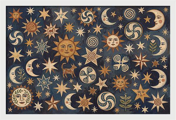 Starry Sky Folk Patterns