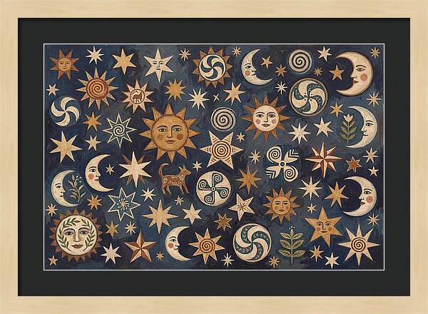 Starry Sky Folk Patterns